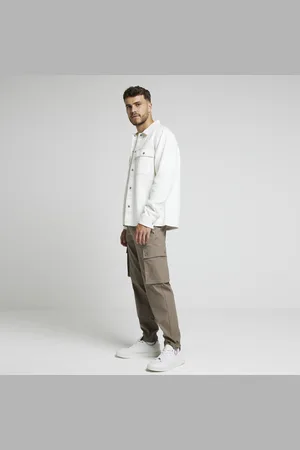 River Island Mens Regular Fit Cargo Trousers