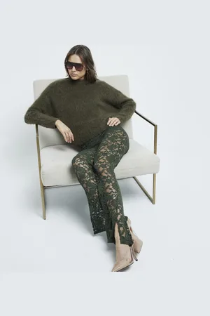 River Island Womens Lace Bootcut Flare Trousers