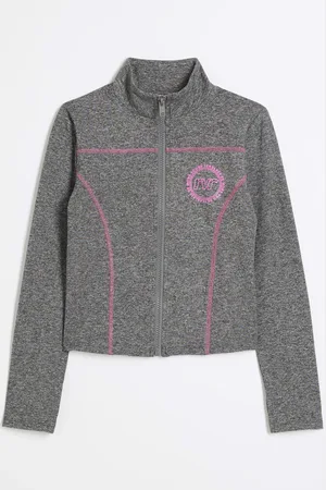 River Island Girls Ri Active Zip Through Sweatshirt