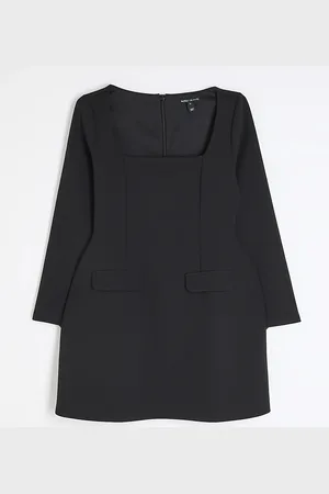 River Island Womens Petite Long Sleeve Mini Dress
