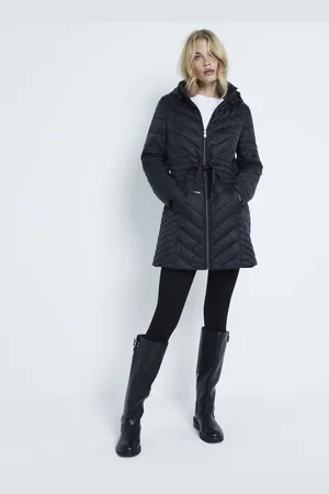 River Island Womens Packable Faux Padded Jacket