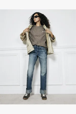 River Island Womens High Rise Straight Leg Jeans
