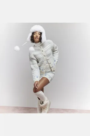 River Island Womens Faux Fur Trapper Hat