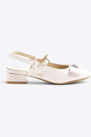 River Island Girls Bow Sling Back Shoes