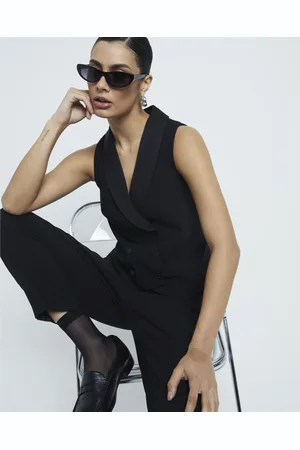 River Island Womens Button Front Waistcoat