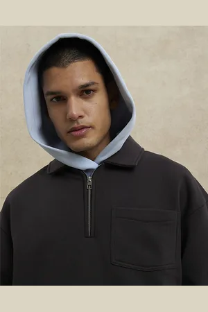 River Island Mens Regular Fit Half Zip Sweatshirt