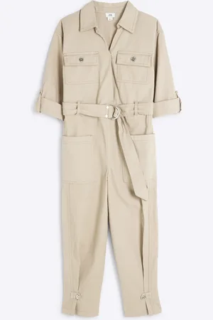 River Island Girls Utility Belted Jumpsuit