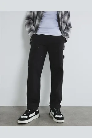 River Island Mens Straight Leg Carpenter Jeans