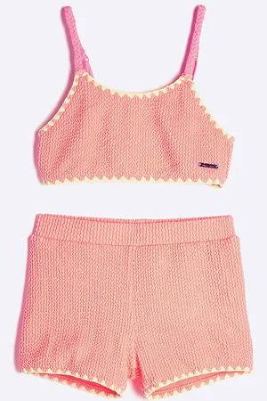 River Island Girls Textured Bikini Set
