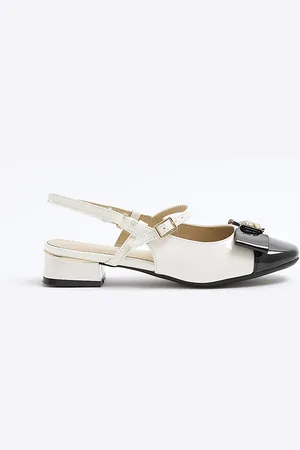 River Island Girls Bow Sling Back Shoes