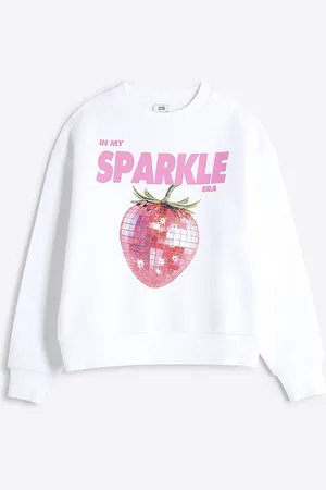 River Island Girls Disco Strawberry Sweatshirt