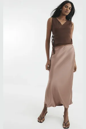 River Island Womens Satin Maxi Skirt