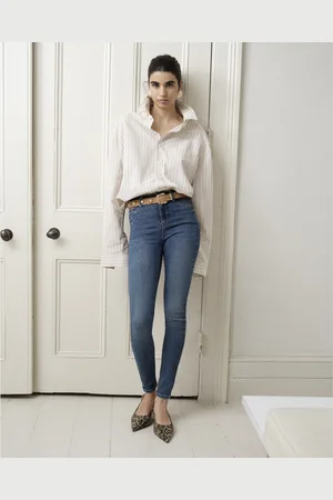 River Island Womens Mid Rise Molly Bum Sculpt Skinny Jeans