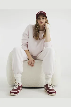 River Island Womens Chopped Hem Seam Sweatshirt