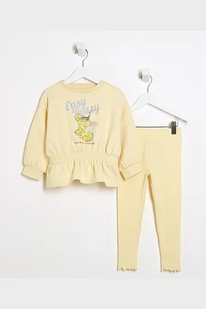 River Island Mini Girls Sweatshirt And Leggings Set