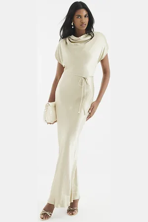 River Island Womens Cowl Neck Maxi Dress