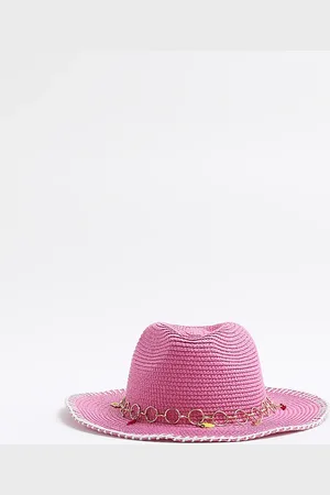 River Island Girls Straw Fruit Trim Cowboy Hat