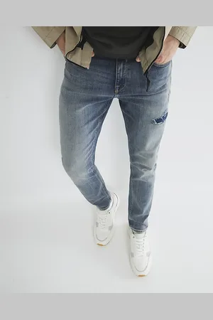 River Island Mens Skinny Ripped Jeans