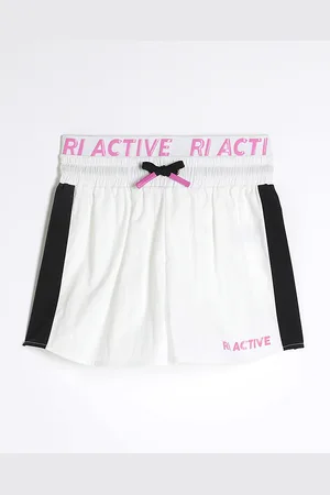 River Island Girls Nylon Ri Active Tape Shorts