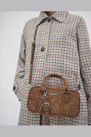 River Island Womens Faux Suede Cross Body Bag