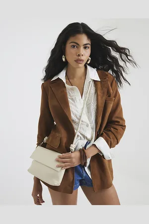 River Island Womens Leather Knot Strap Cross Body Bag