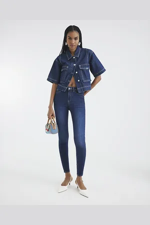 River Island Womens Mid Rise Sculpt Skinny Jeans