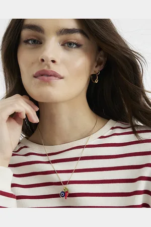 River Island Womens Evil Eye And Chilli Ditsy Necklace