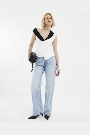River Island Womens Sleeveless Wrap Waistcoat