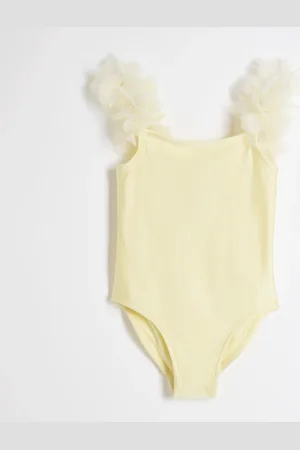 River Island Mini Girls 3D Flower Swimsuit
