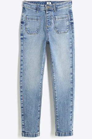 River Island Girls Pocket Front Skinny Jeans