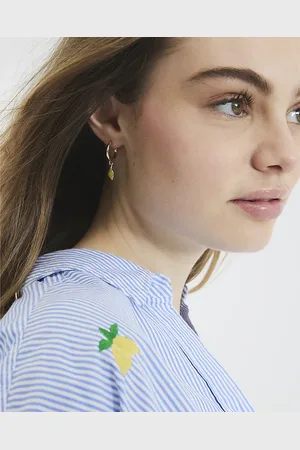 River Island Womens Pack Of 3 Evil Eye & Fruit Drop Earrings