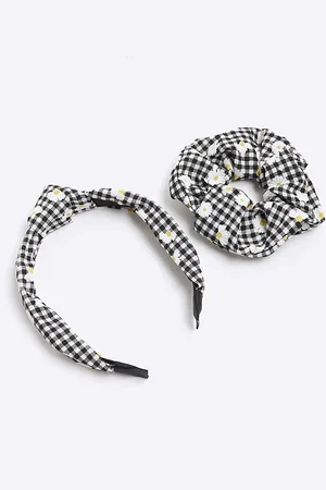 River Island Daisy Headband And Scrunchie Set