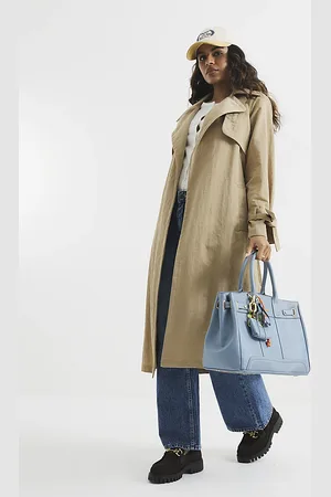 River Island Womens Petite Wrap Trench Coat