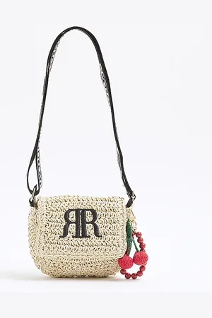 River Island Girls Ri Raffia Cross Body Bag