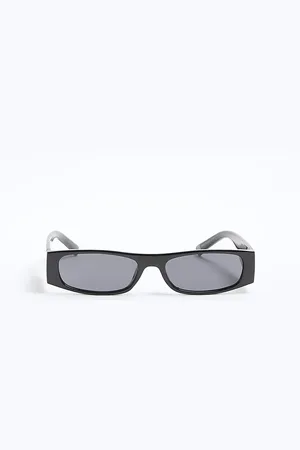 River Island Mens Skinny Rectangle Sunglasses