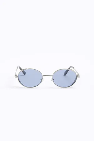 River Island Mens Oval Sunglasses