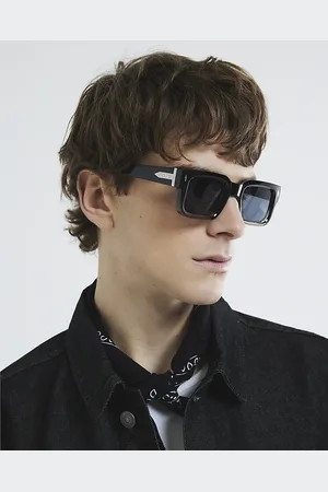 River Island Mens Square Western Sunglasses