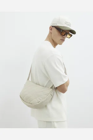 River Island Mens Quilted Cross Body Bag