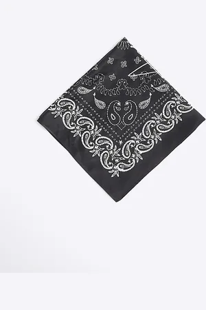 River Island Mens Satin Paisley Bandana