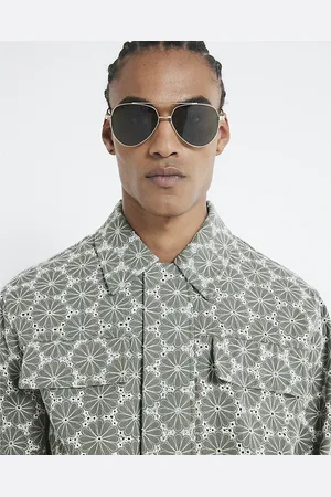 River Island Mens Embroidered Floral Jacket