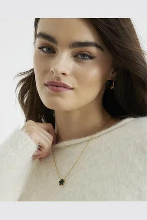 River Island Womens Stainless Steel Flower Necklace