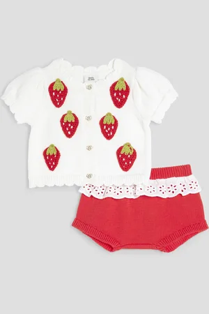 River Island Baby Girls Strawberry Bloomer Set