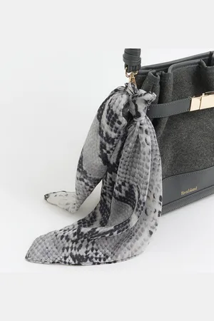 River Island Womens Satin Snake Print Scarf