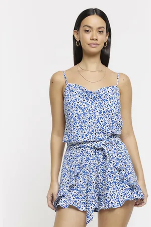 River Island Womens Floral Cowl Neck Cami Top