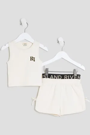 River Island Mini Girls Ri Runner Shorts Set