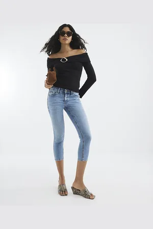 River Island Womens Skinny Capri Jeans