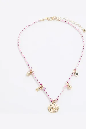 River Island Rope Charm Necklace