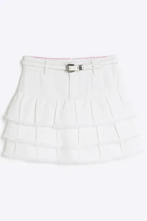 River Island Girls Denim Rara Skirt