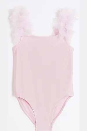 River Island Mini Girls 3D Flower Swimsuit