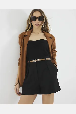 River Island Womens Longline Belted Shorts